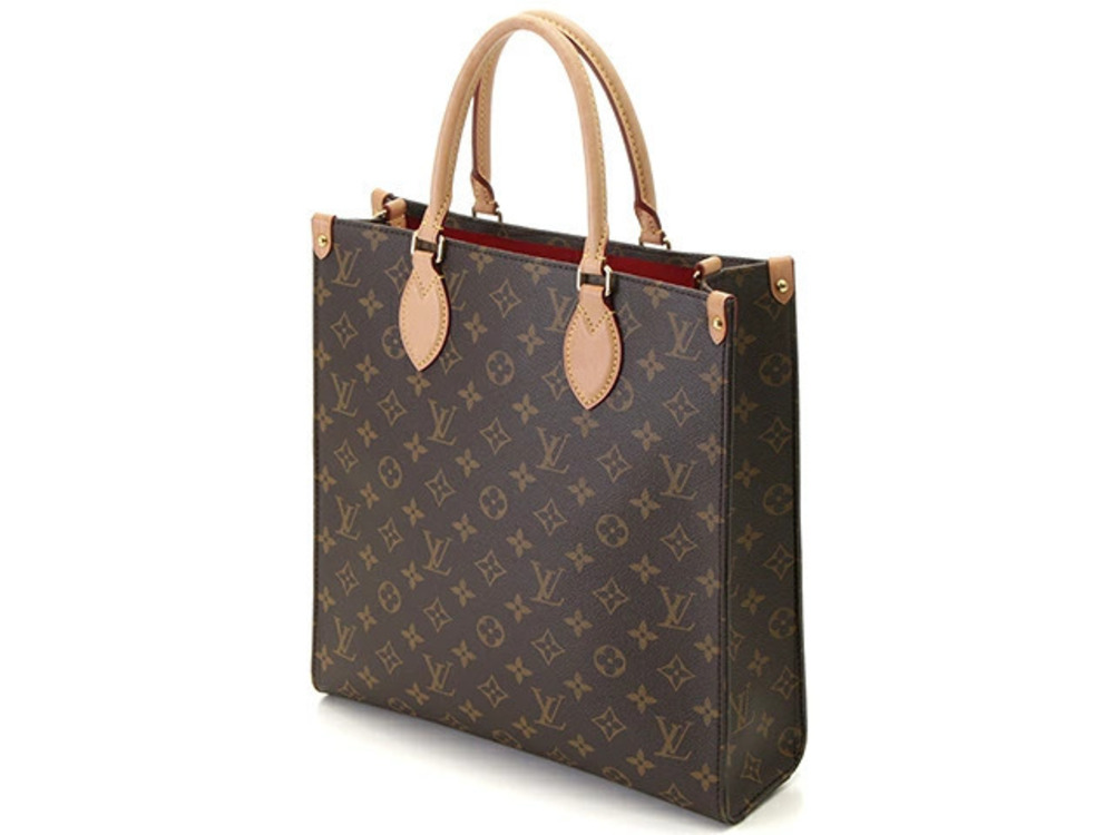 Louis Vuitton Monogram Sac NV Plat Brown